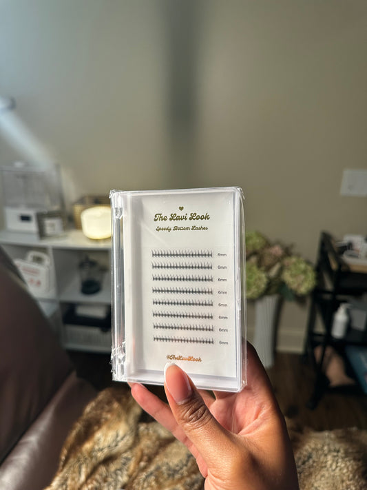 Premade bottom lashes (J curl )