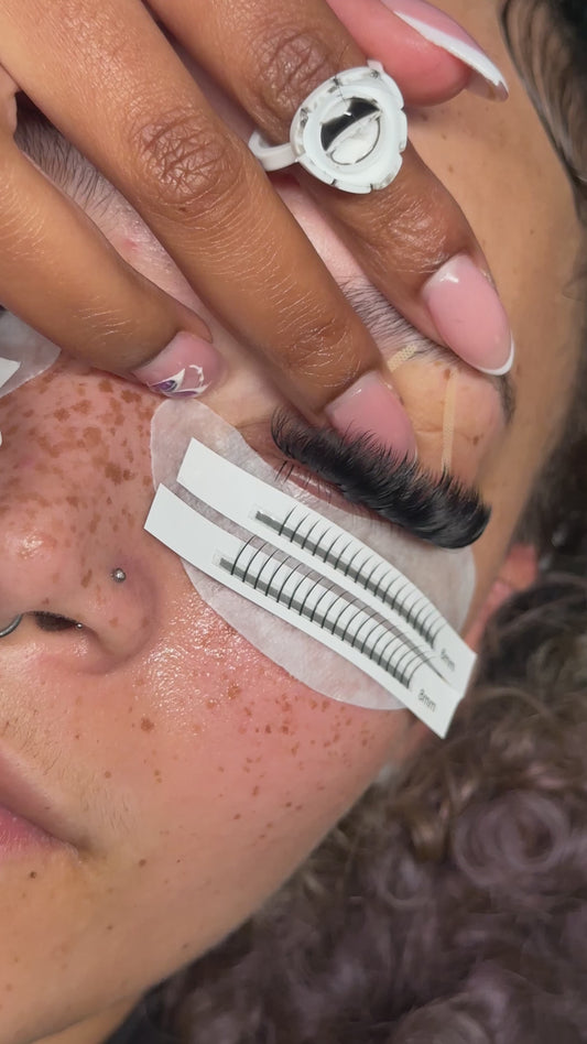 Premade bottom lashes (J curl )