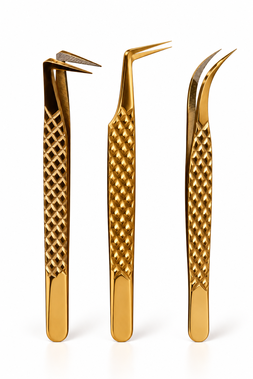 Full Tweezer Set | Fiber Grip,Thin tip ,and Curved Isolation Tweezers